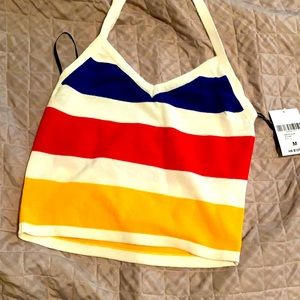 Forever 21 cropped halter top